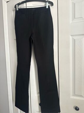 White House Black Market Black Boot-Cut Dress Pants Size 00